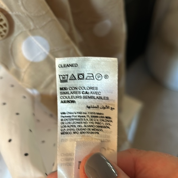 Chico’s Polka Dot Jacket - Picture 6 of 11